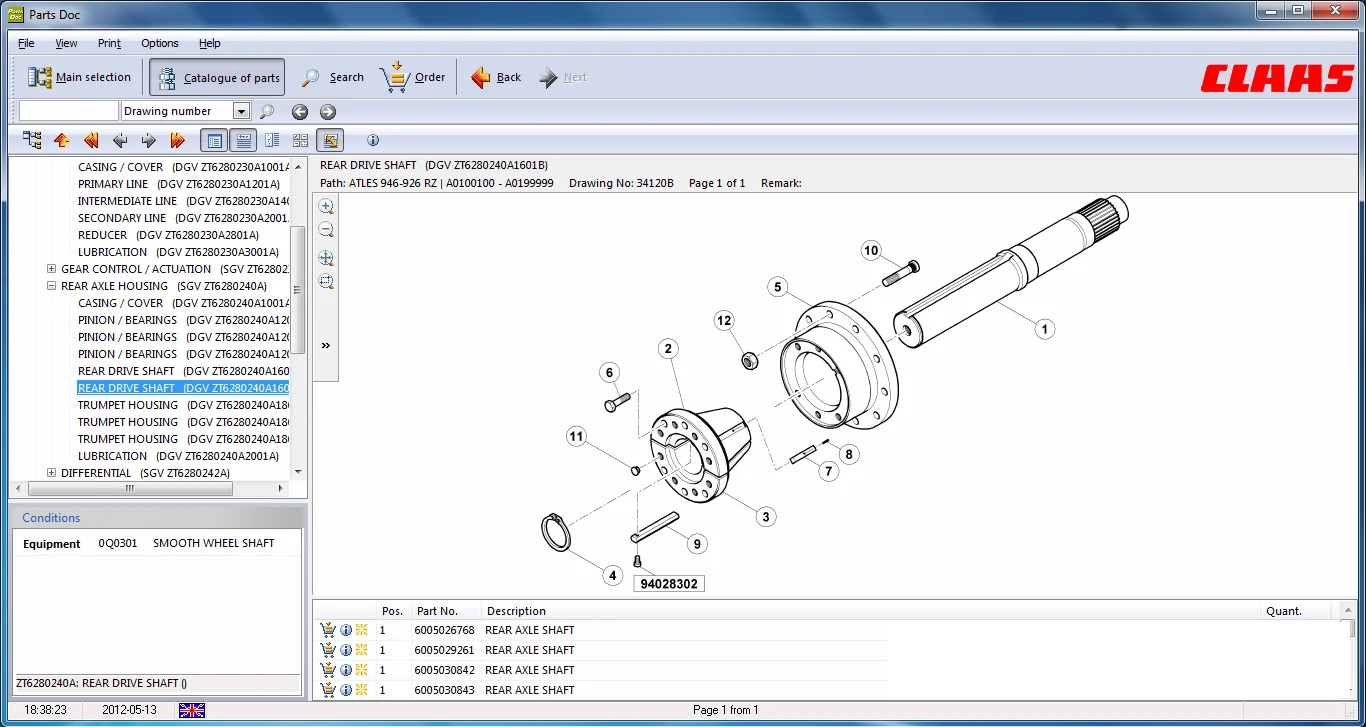 

EPC-SOFTWARE for Claas Parts Doc Agricultural V2.2 Parts Catalog Updated 925 [03.2026] Machine Configuration Enabled