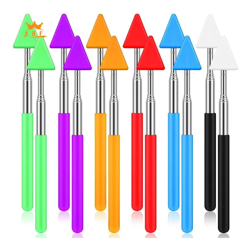

A08E-12 Pcs Telescopic Teacher Pointer Stick Classroom Pointer Handheld Retractable Pointer Hand Pointer For School Presenter