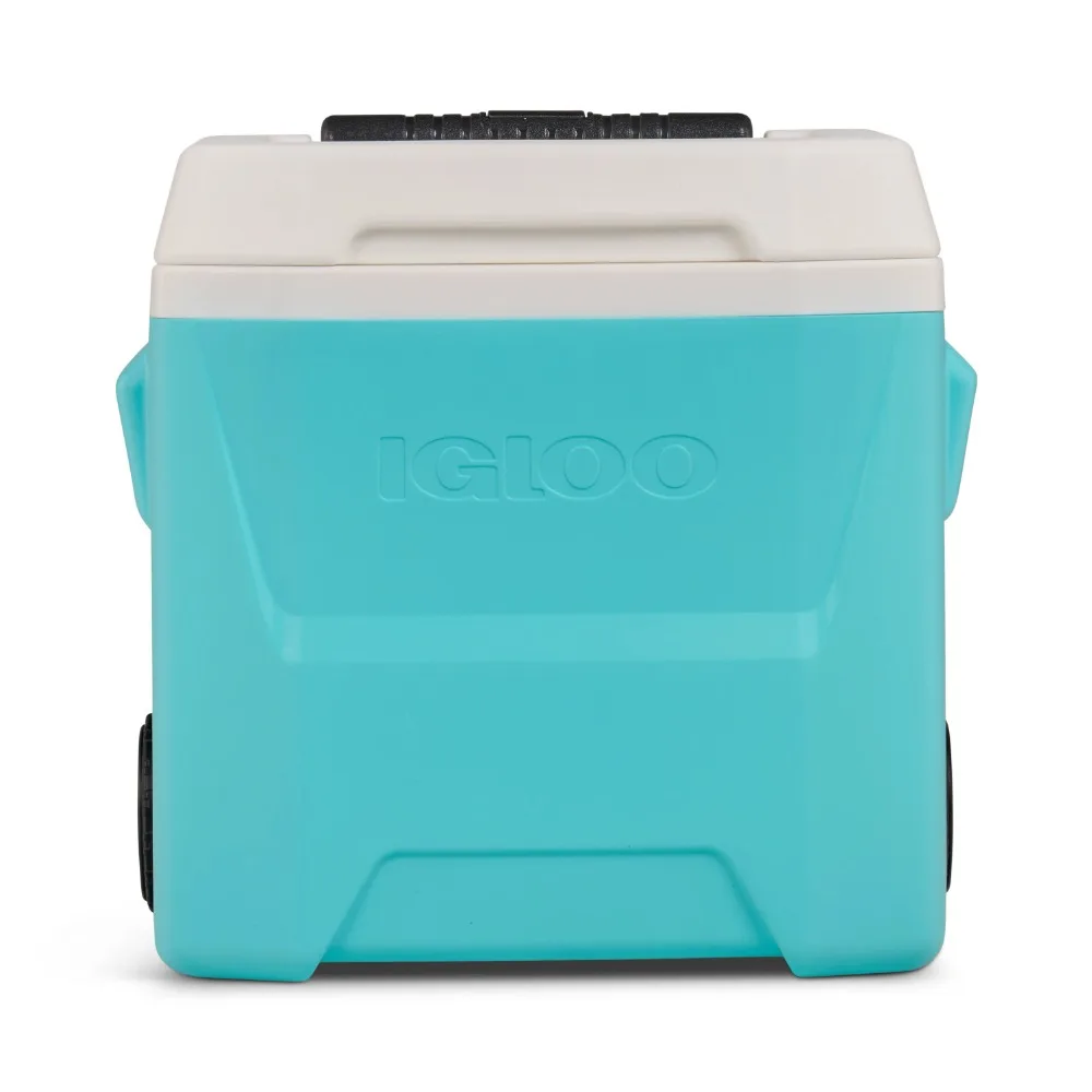

16 QT Laguna Hard Sided Ice Chest Cooler with Wheels, Aqua Blue