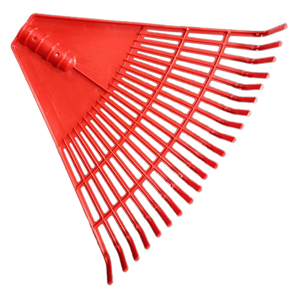 Leaves Grass Rake Lawn Replacement Head White Plastic Rakes for Lawns Heavy Duty