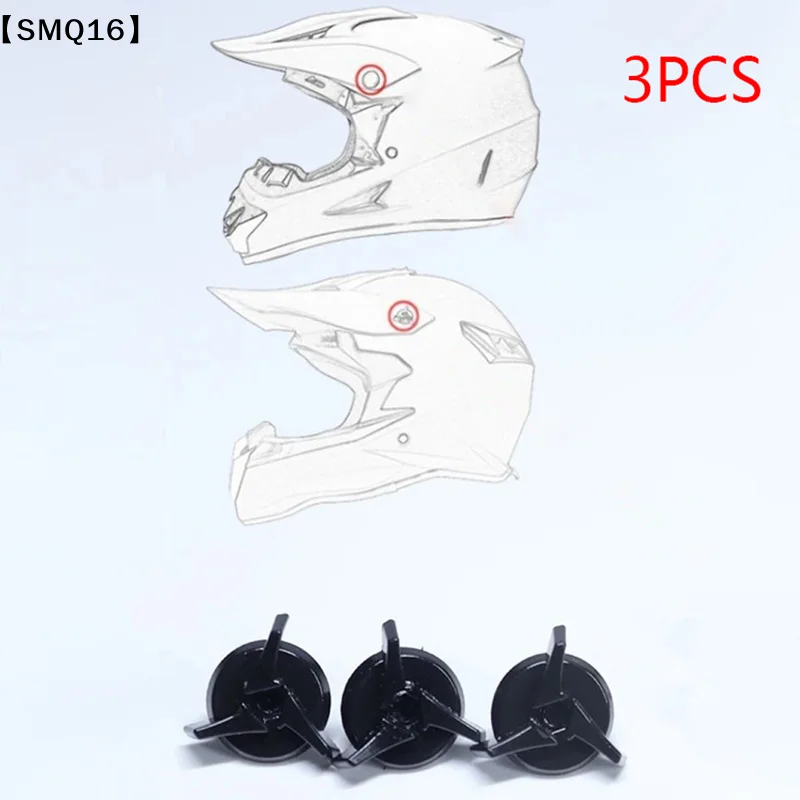 Off-road Helmet Special Screw For Sun Visor Fixing Plastic Screw Universal Plastic Screw Off-road Helmet Screw【SMQ】