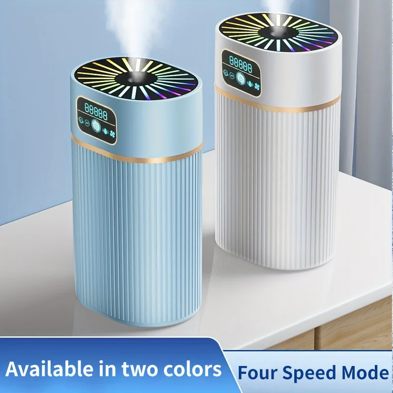 Large-capacity Home Office Humidifier USB Smart Air Humidifier Household Silent Air Purification Machine Four Speed Mode