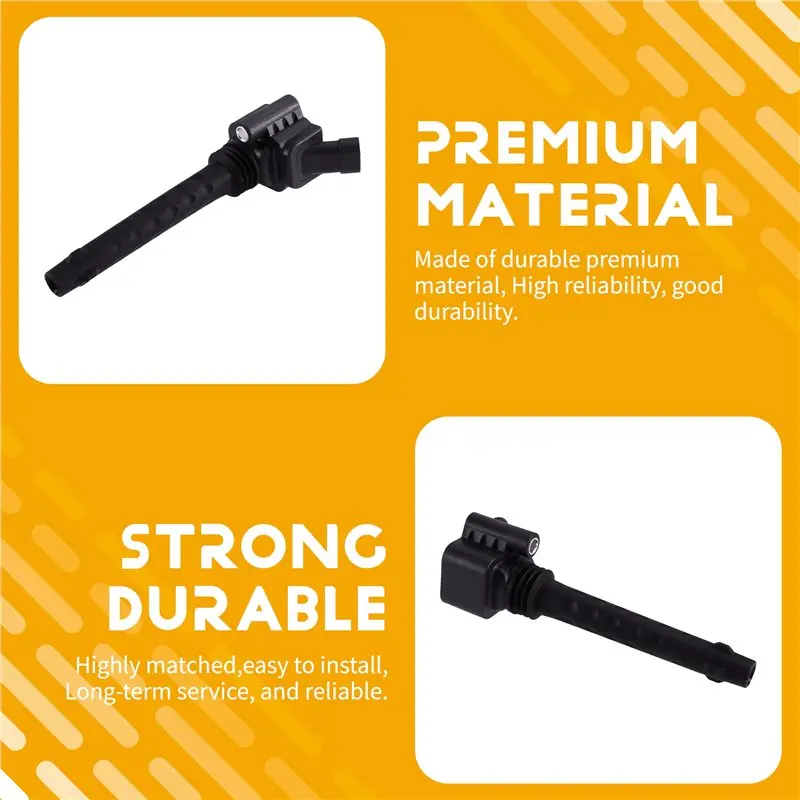 A58X-For Fiat 500, Bravo Linea Grande Punto 1.4 For Abarth 500/595/695 For Lancia Delt 55209603 4PCS 55213613 Ignition Coil