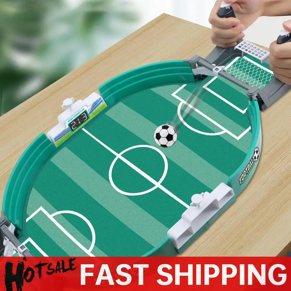 

Mini Interactive Soccer Game Plastic Football Parent-Child Game Portable Tabletop Competitive Soccer Games for Kids Holiday Toys