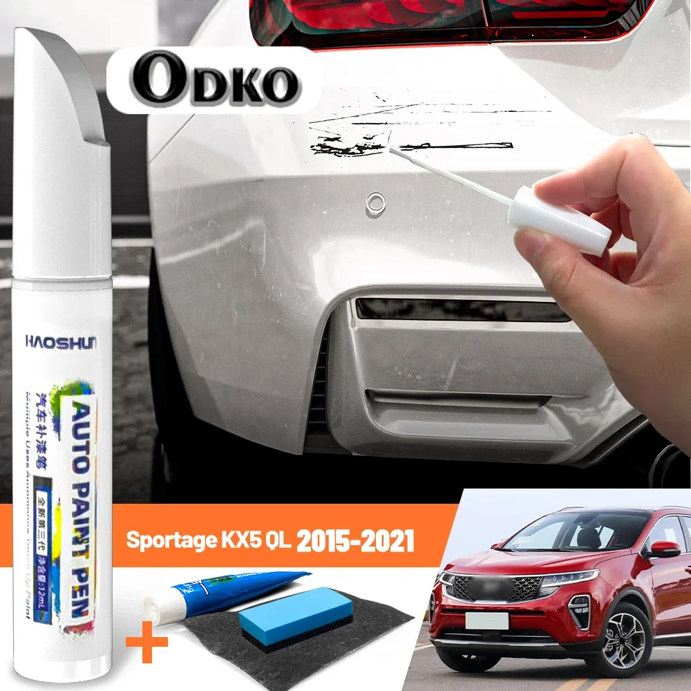 Car Paint Pen Paint Care Scratch Repair Wax Painting Scratch Remover For Kia Sportage KX5 QL 2015-2021 2016 2017 2018 2019 2020
