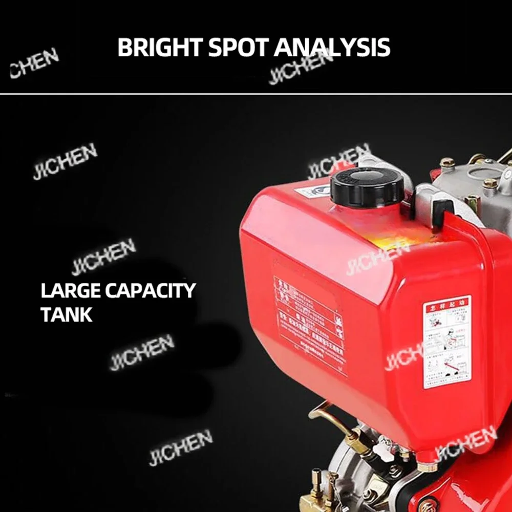 

173F Single Cylinder Air Cooled Diesel Engine 280cc 4kw Micro Tiller Generator Power 2025 NEW