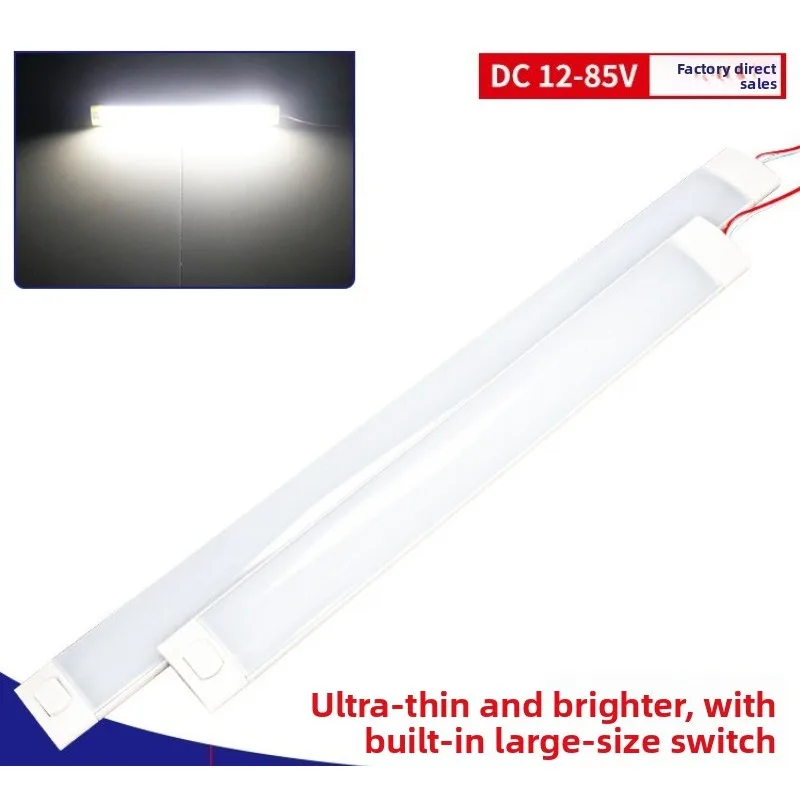 جديد ل 2 قطعة RV مصباح إضاءة صندوق السيارة 12 فولت/85 فولت 120 LED الإضاءة الداخلية ل قافلة مقطورة متنقل فان شاحنة شاحنة قارب التخييم #1