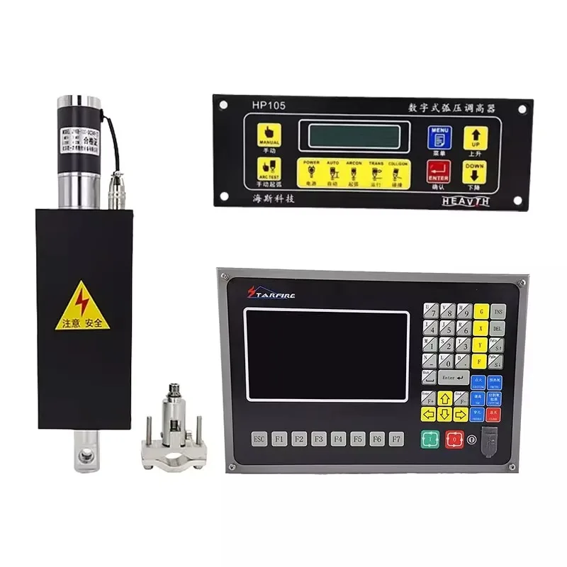CNC Plasma Flame Cutting Machine 2Axis Control System Operation Controller New PLC Engine SF-2100C+HP105+JYKB-100-DC24V-T3