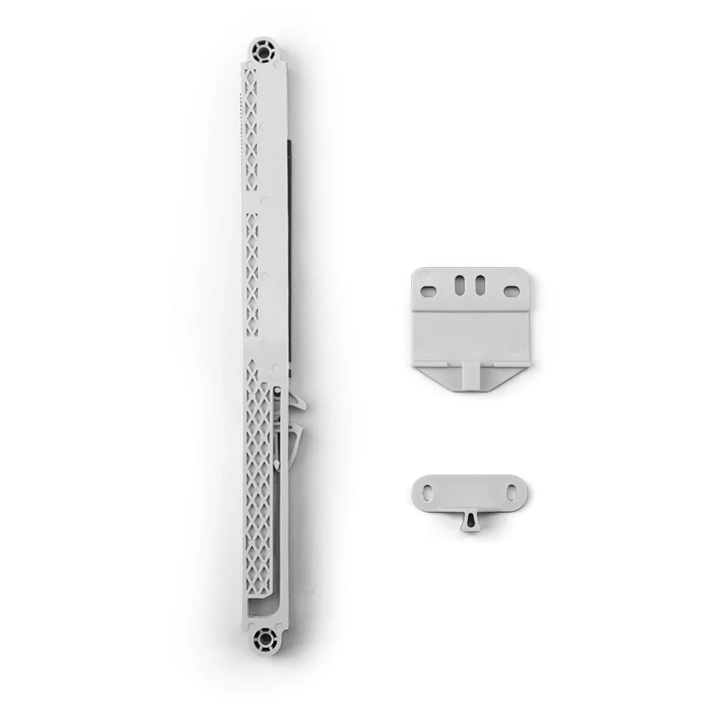 1Pc Drawer Rail Silent Buffer Slide Rail Anti-collision Damper Automatically Closes Side Mounted Guide Rail