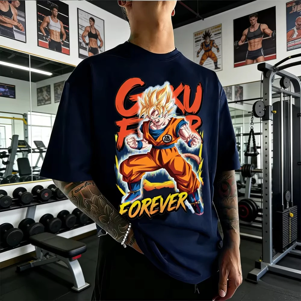 2026 Summer Hot Selling Dragon Ball Anime Pattern Family Parent-child T-shirts High Quality Casual Top Harajuku Streetwear Tees
