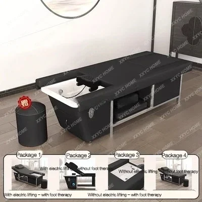 

Chairs For Foot Spa Room Shampoo Bed Wash Hair Salon Barber Chair Japanese Washing Leather Beauty Hydraulic Headspa Washbasin