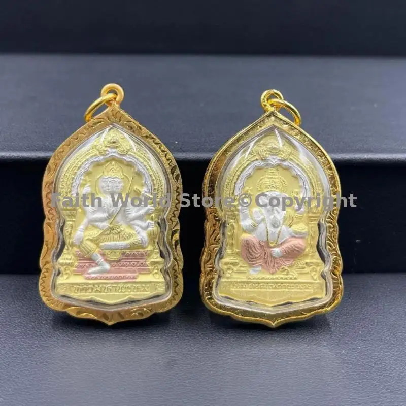 2024 TOP Thailand temple famous Phra Phrom Four-Face God buddha Amulet Pendant expel demon talisman Recruit money Bless safety