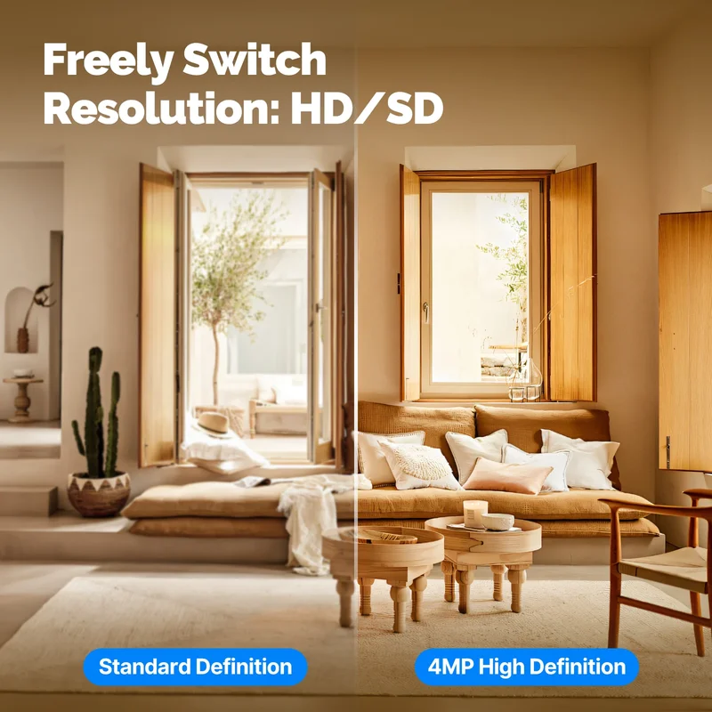 Câmera de Segurança Inteligente WiFi MOES 4MP HD — foto 2
