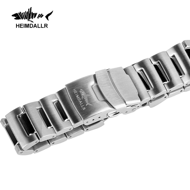 Heimdallr Monster Watch Band Solid 20mm Width Stainless Steel Watch Bracelet Suitable For Monster Diver Watch