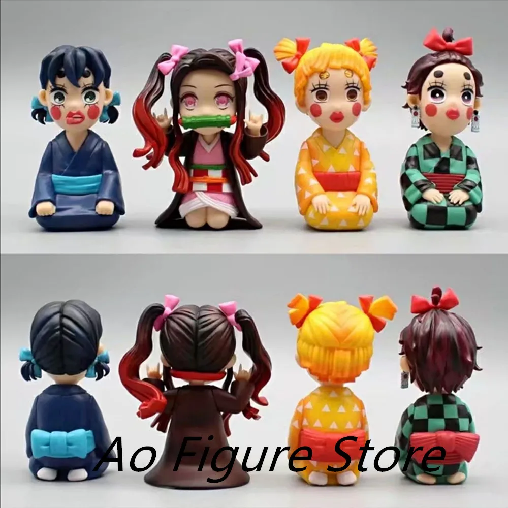 

Убийца демонов цветок уличная глава Камадо Танджиро украшение автомобиля в штучной упаковке ручная фигурка орнамент модель оригинальные стоковые игрушки