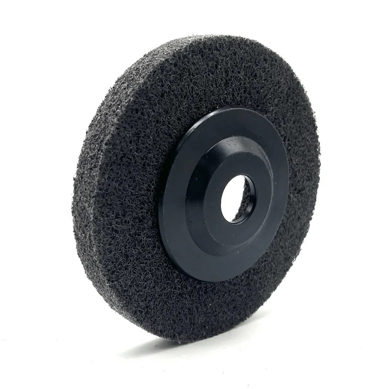 1pc 4Inch 100mm Nylon Fiber Flap Polishing Wheel Disc For Angle Grinder For Wood Metal Buffing