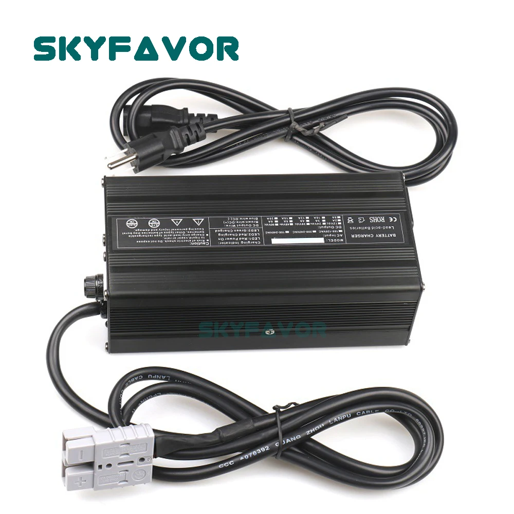 LiFePo4プロフェッショナルバッテリー充電器,48 V,5A,58.4V, 5アンペア,16秒,高速,自動,インテリジェント