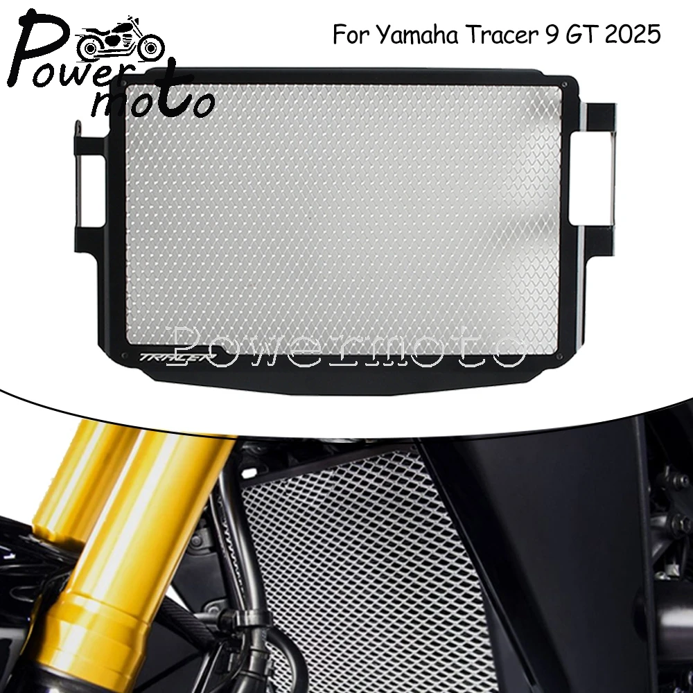 

Для Yamaha Tracer9GT 2025-Later аксессуары для мотоциклов решетка радиатора защитная крышка черный алюминиевый сетчатый щит радиатора