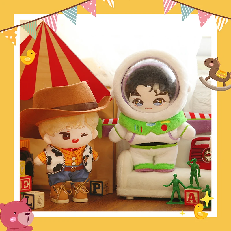 

15cm Doll For Clothes Toy Story Buzz Lightyear Match With Hat Pendant Space Suit Clothes Toy Costume Cute Props Cosplay Suit Toy