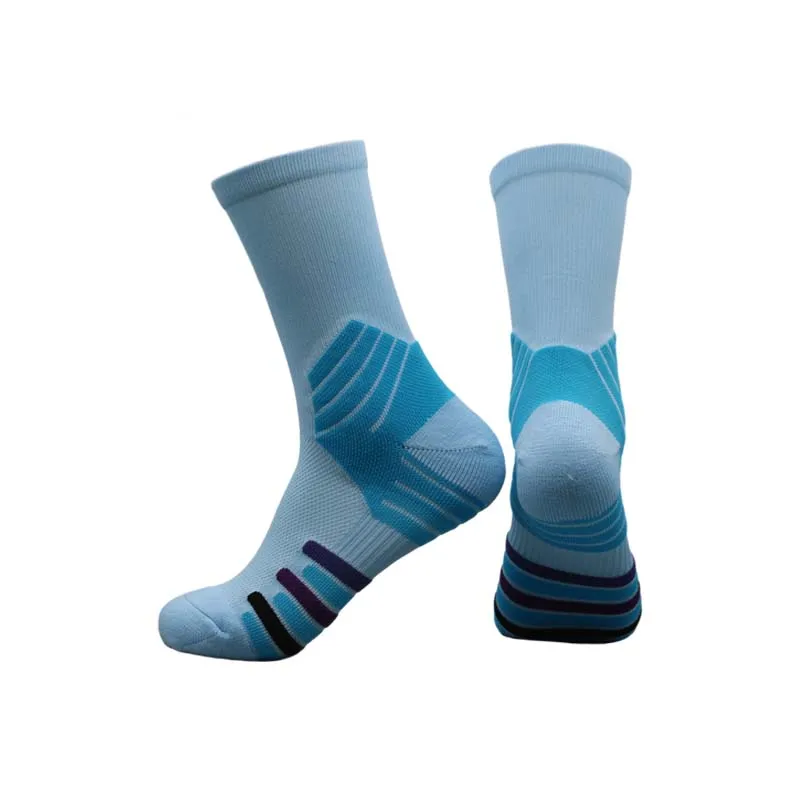 Basketball socks, long tube, thickened towel bottom, elite socks, high top protection, anti slip and shock-absorbing sports high