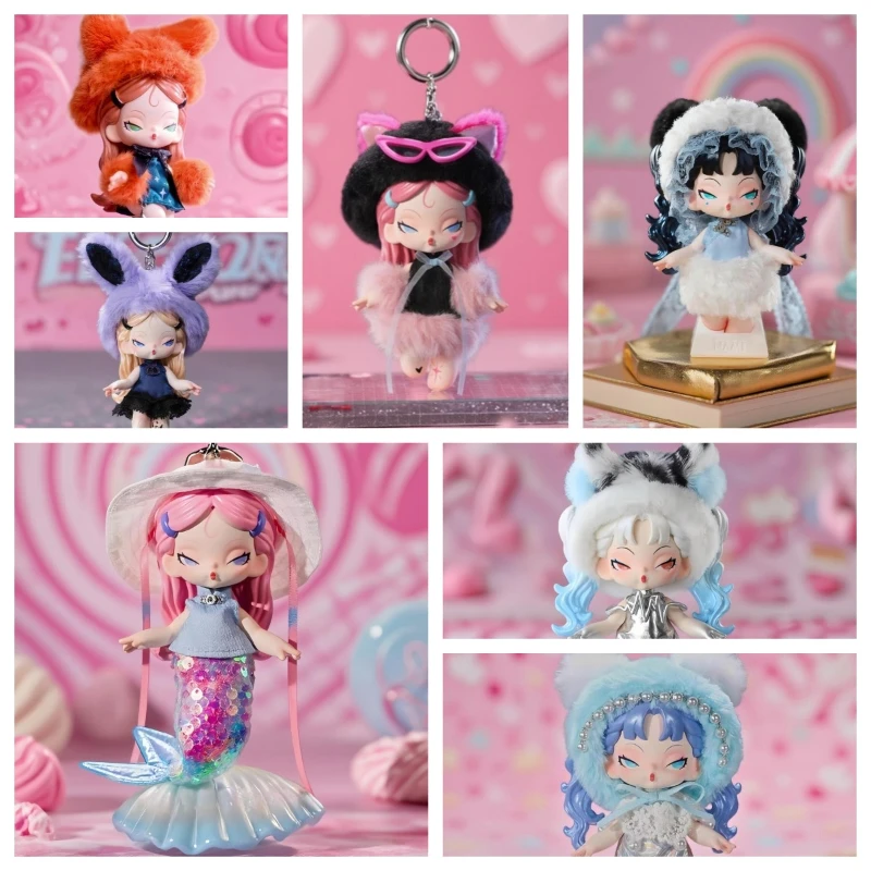 

DODO NAMI DISCO Series Blind Box Cute Doll Anime Figures Pendant Mystery Box Toys Bag Keychain Desktop Ornaments Surprise Toy