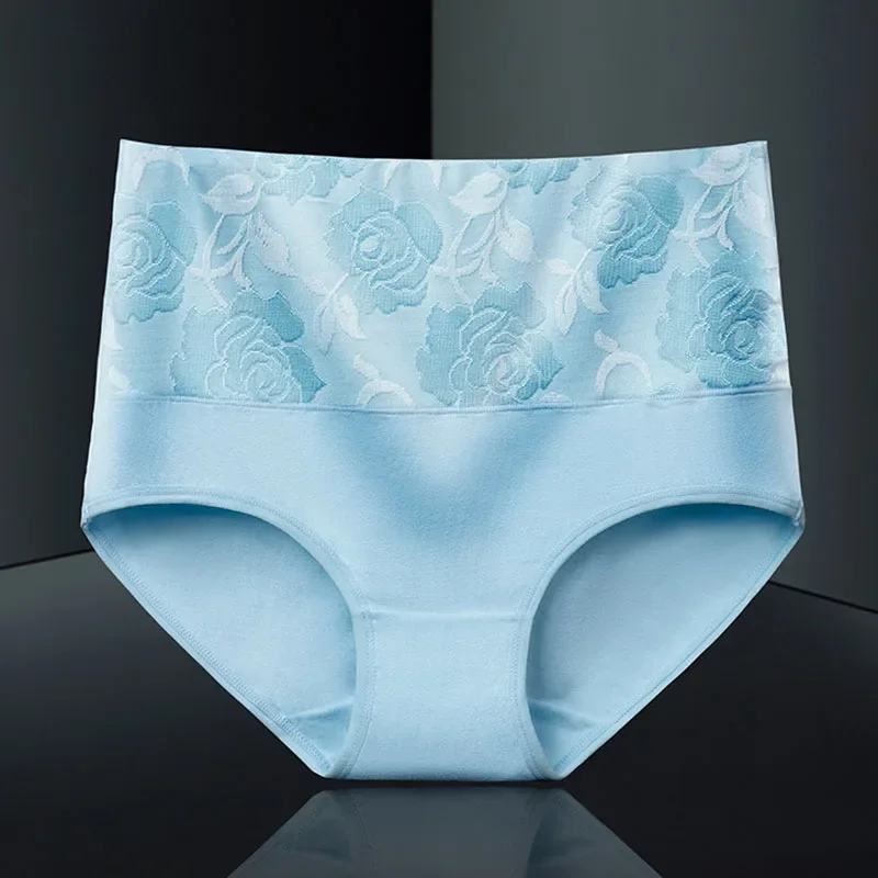 Vendita di biancheria intima a triangolo da donna in cotone a vita alta in cotone di grandi dimensioni