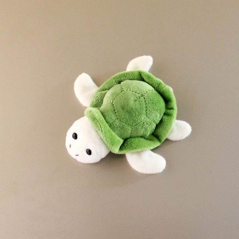1Pc Cartoon Plush Doll Refrigerator Sticker Ocean Animal Turtle Clown Fish Lobster Dolphin Magnetic Sticker Doll Magnet Doll