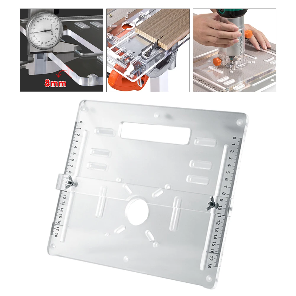 Acrylic Guide Plate Acrylic Cutting Plate DIY Home Improvements Dynamic Observation Feature Millimeter Scale Engraving