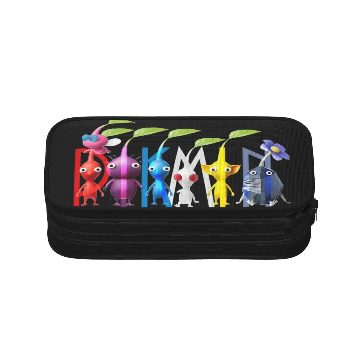 

Pikmin Cartoon Pencil Cases Video Game Kids Pencilcases Pen Holder for Girls Boys Big Bag School Supplies Gifts Stationery