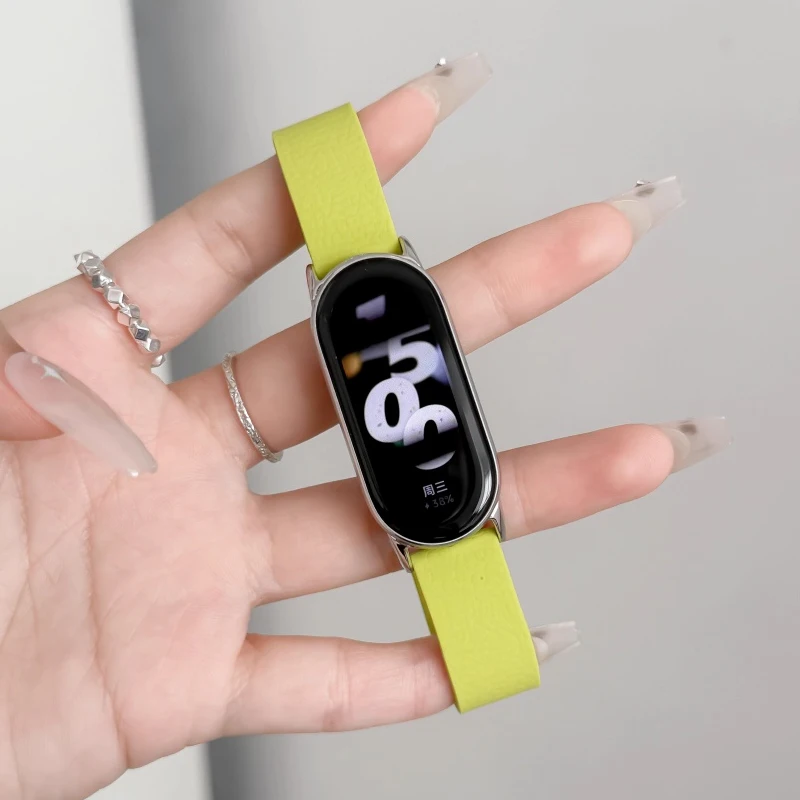 Magnetische Schleife Strap Für Xiaomi Mi Band 10 9 8, Silikon Armband Für Xiaomi Mi Band 8 9/10 Handgelenk gürtel Ersatz Zubehör – Detail 5