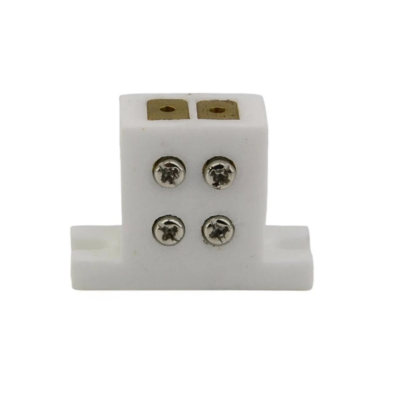 2pcs G6.35/GX6.35 Tungsten Halogen Lamp Holder No. 6 No. 4 Pceramic Vertical Lamp Base Surgery Shadowless Lampholder