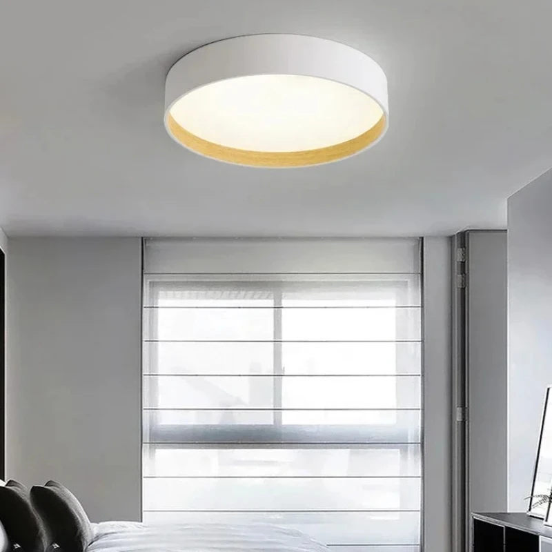 

New Italian Minimalist Round Bedroom Ceiling Lights LED Decorative Lamps for Dining Room Study Master Bedroom Home