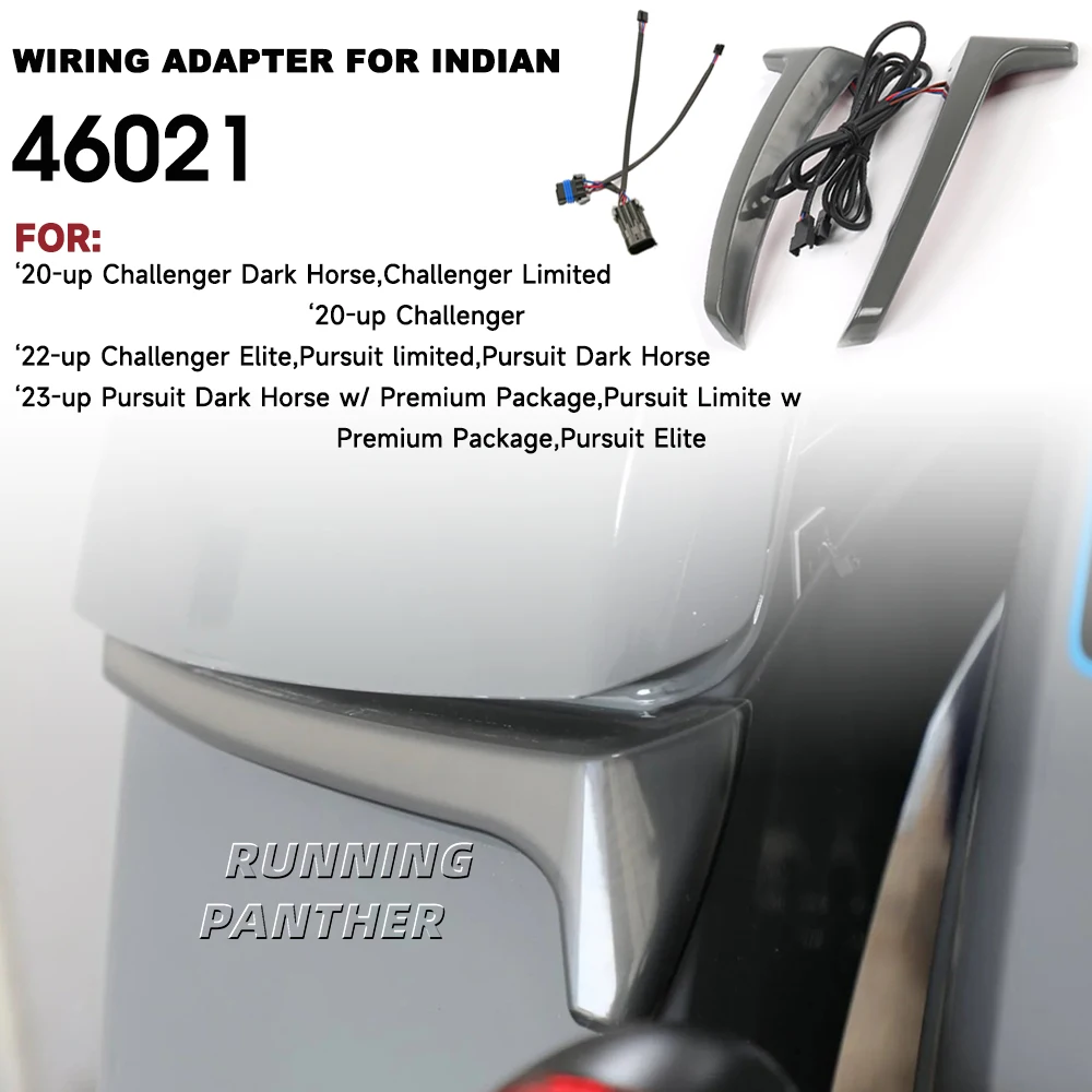 

Turn Signal light F​or Indian Chieftain Roadmaster Springfield Dark Horse Tracer Rear Saddlebag LED Indicator Run Brake Lights