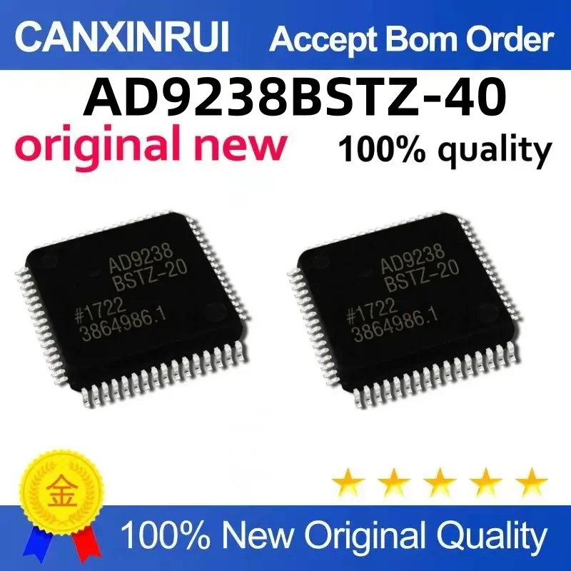 

AD9238 Digital-to-Analog Converter Chip LQFP-64 Package AD9238BSTZ-40 AD9238BST-40 for Precision Data Conversion