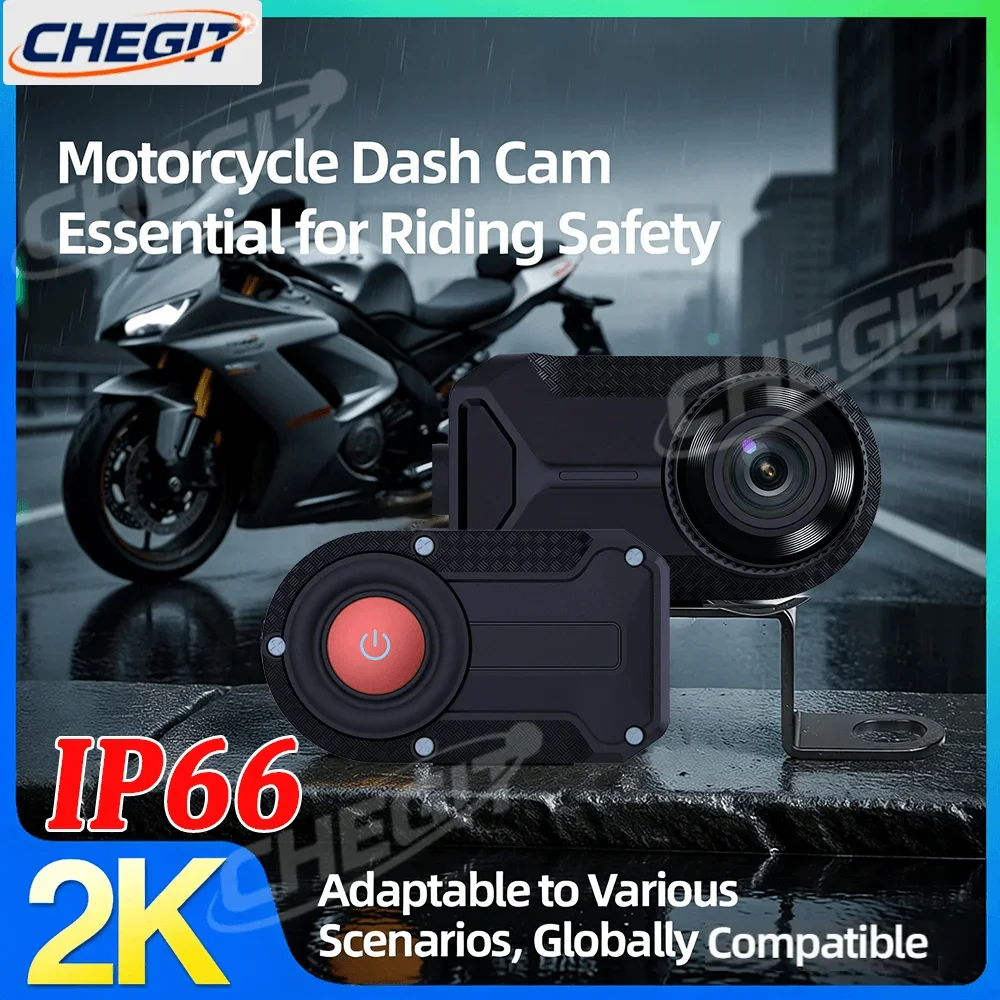 

НОВЫЙ 2K HD мотоциклетный видеорегистратор, водонепроницаемый IP66, циклическая запись, 170 градусов, широкоугольная камера, HD-видеорегистратор, видеорегистратор, Wi-Fi, автомобильный видеорегистратор