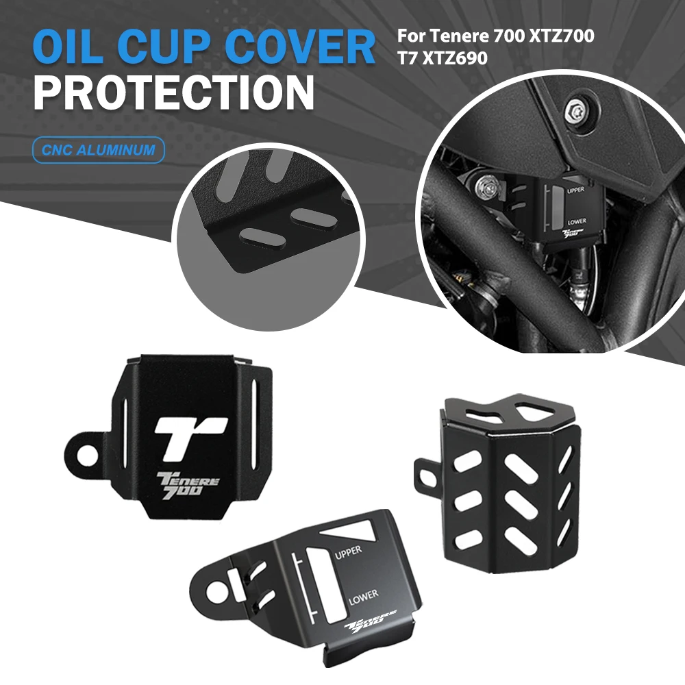 

Rear Brake Fluid Reservoir Guard Cover Protector For Yamaha Tenere700 XTZ700 T7 XTZ690 Tenere 2019 2020 2021 2022 2023 2024 2025