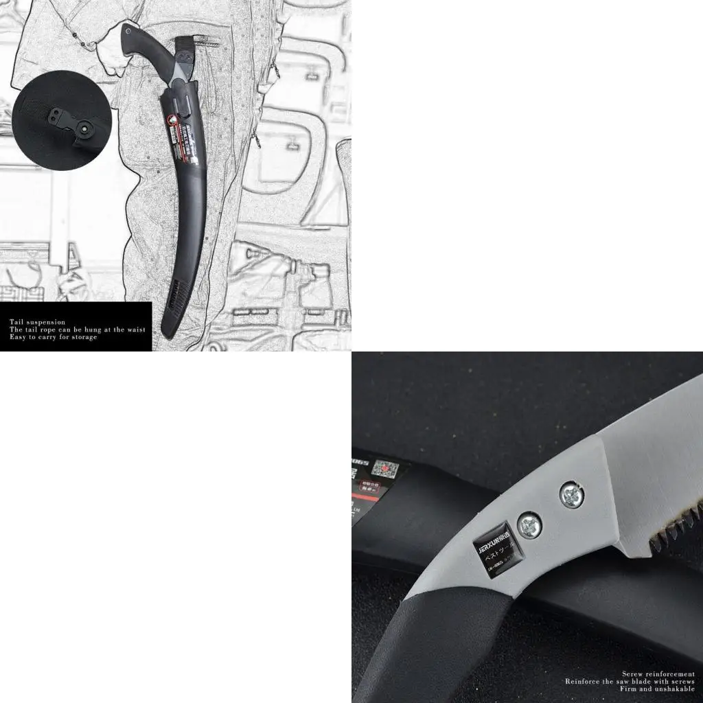 for Sharp Heavy Duty Curved Hand for Tree Pruning Cutting Carpenter Sawing Garden Woodworking Tool