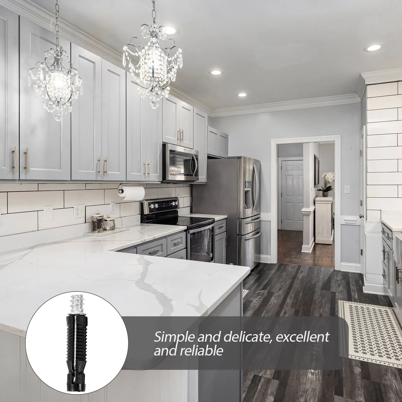 50Pcs Cam Lock Fittings Invisible Design Furniture Connecting Fasteners for Cabinet Wardrobe Beds Easy Install Furniture Dowels