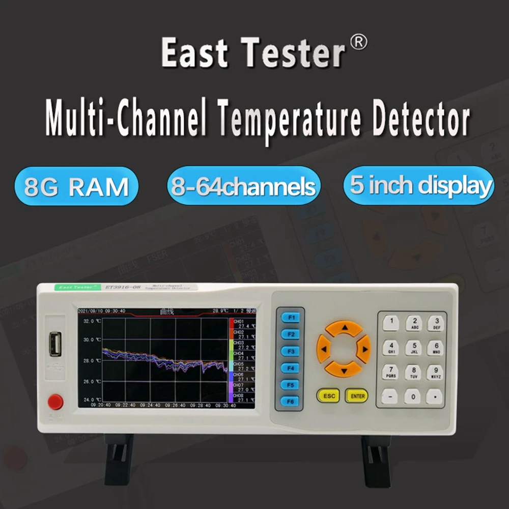 8-64Channels Temperature Detector 5