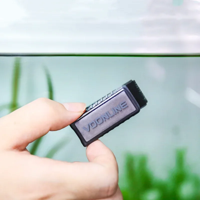 

VOONLINE Fish Tank Brush Magnetic Brush Glass Tank Cleaning Tool Double-sided Wiper Aquarium Equipment Accessories
