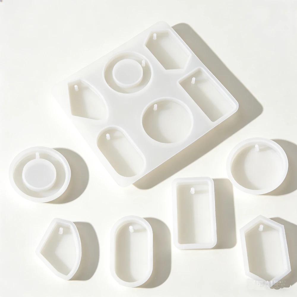 

Многоразовая силиконовая форма для ювелирных изделий, подвески с отверстиями, цепочка для свитера, подвески, УФ-форма для литья эпоксидной смолы, инструменты для рукоделия ручной работы