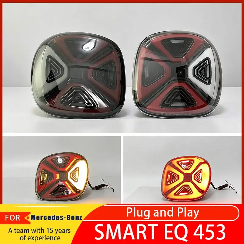 For Mercedes Smart 453 Fortwo/Ford 2015-2019 Automotive Tail Light Assembly LED Fog Brake Reverse Signal Start Animation