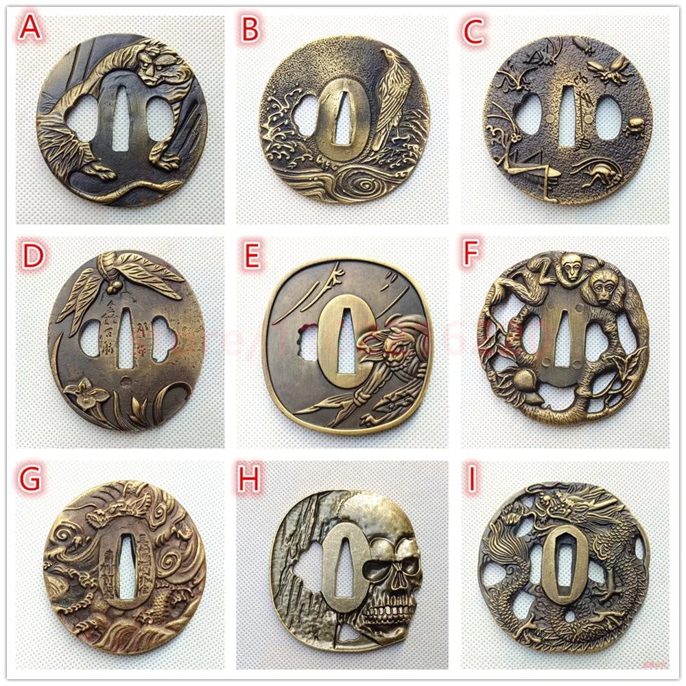 High Quality Alloy Tsuba Nice Handguard Guard For Japanese Japan Samurai Katana Sword Fittings Accessory Parts Nice