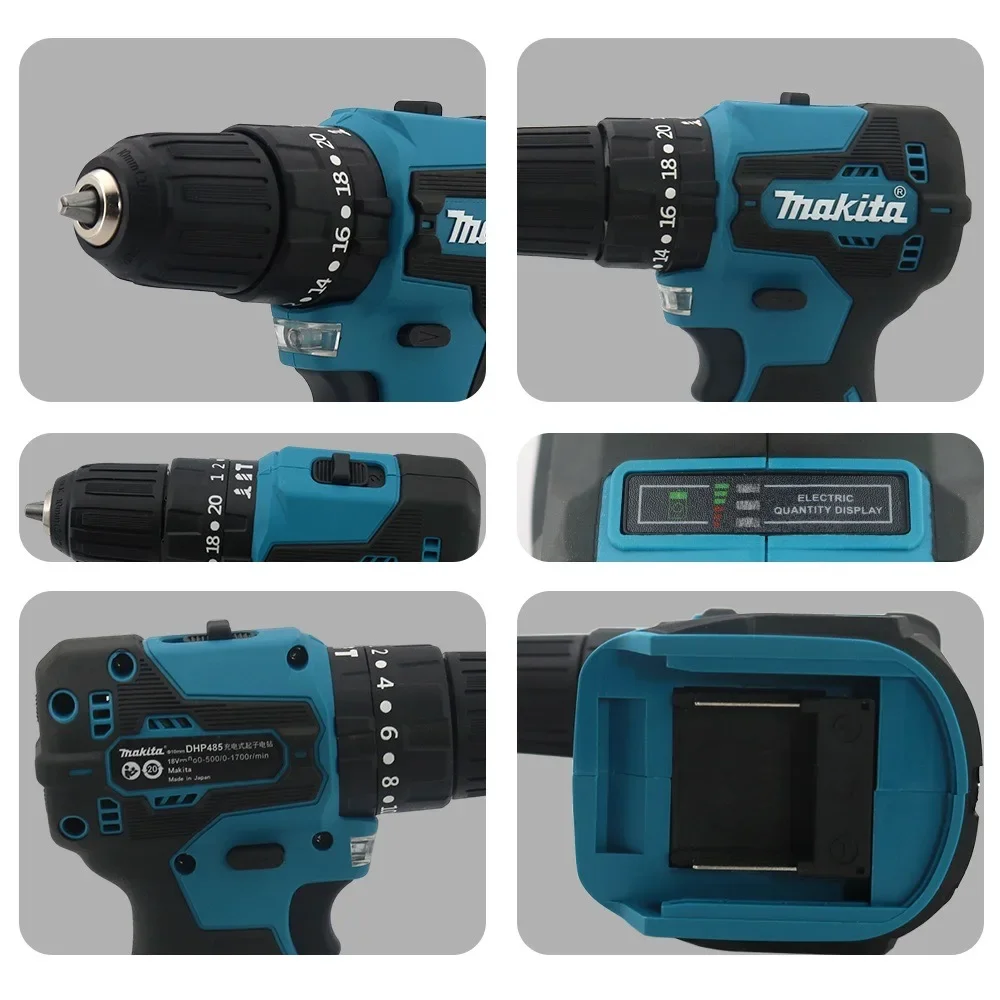 Makita DDF485 screwdriver Cordless 18V electric variable speed brushless motor Power tools Electric drill