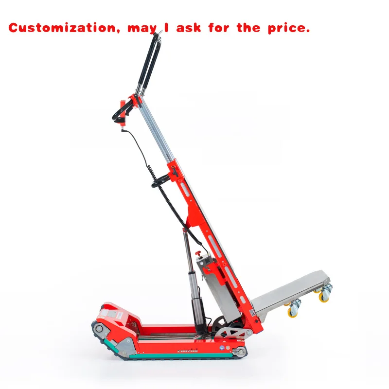 

на заказ.ZONZINI Skipper Лестничный подъемник на колесах Поворотный четырехколесный транспорт для дверей и окон Стандартный аккумулятор AGM Италия