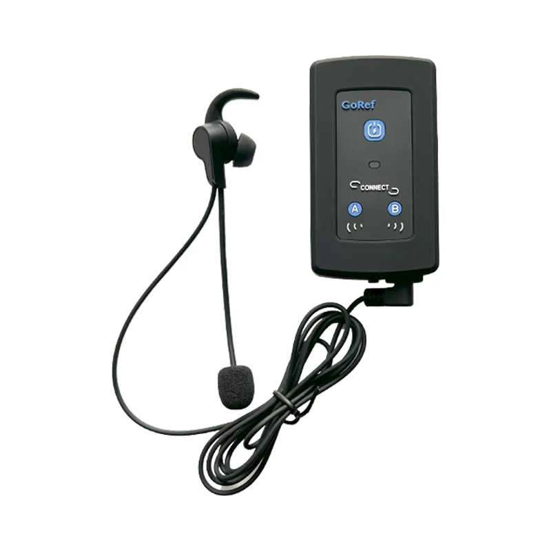 Oreillette Bluetooth Goref pour interphone d'arbitre de football pour 4 arbitres