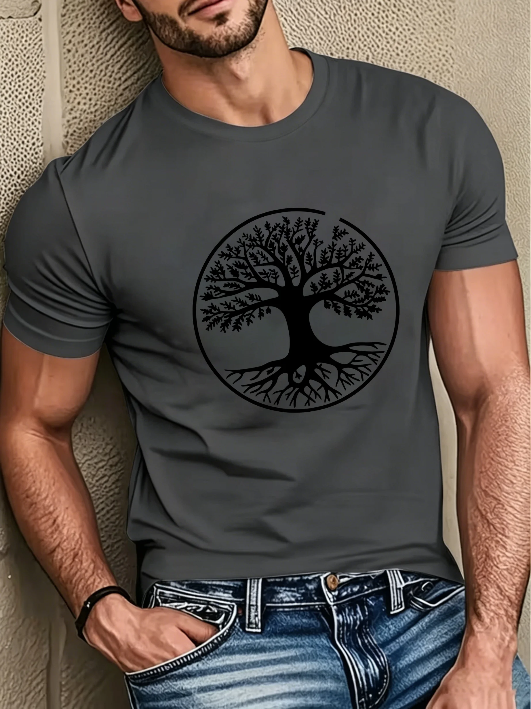 Men's Summer Lightweight Casual Short Sleeve Shirt Breathable Polyester Fiber 2026 Collection