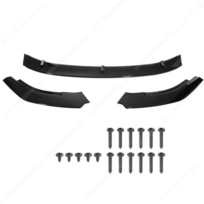For VW Golf6 MK6 GTI GTD 2009 2010 2011 2012 2013 Automobile Front Bumper Lip Sports Spoiler ABS Splitter Body Modification Kit view 3