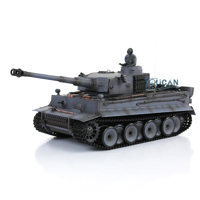 Heng Long 1/16 Gray Pro Ver 7.0 FPV Panzer III L RTR Ready to Run RC Tank 3848 Metal Wheels Tracks BB Shooting TH17362-SMT7