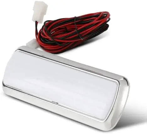 

LED Dome Light for Chevy GMC Trucks 1960-1972 - Chrome, Clear Lens, Interior Cab Light C10 C20 K10